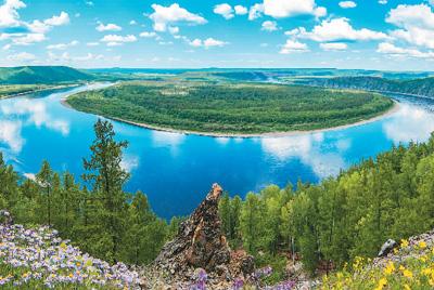 冰封雪飘,黑龙江的北国风情画卷